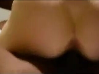 Hot brunette wife fucks a bbc sucks hubby while he films