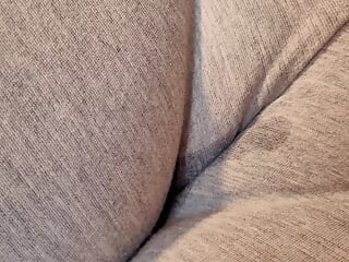 I Spit on My Best Friend's Gorgeous Cameltoe Pussy and Rubbing Slowly Close Up