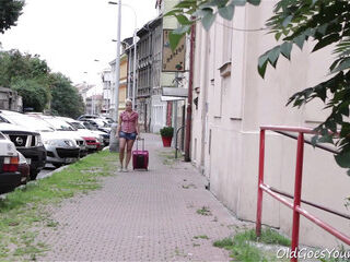 Sexy Ukrainian Blondie Licked and Fucked by Old Experienced Man