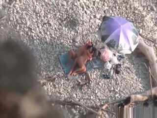 Older Couple Gets To Fuck At A Beach