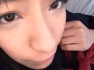 Mature Man And A Beautiful Girl In Uniform - Kana Narumiya