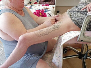 Wife Watches as Friend Gives Deep Blowjob and Swallows Cum