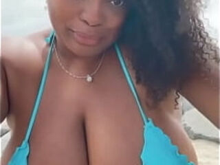 Models showing big tit