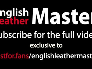 Leather Master spanks then fucks slave PREVIEW