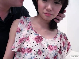 Petite Small Japanese Teen 18 talk to Old Young Defloration Fuck in Uncensored JAV Porn