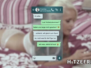 Hot Blonde German Milf Found A Fuck Buddy - Conny Dachs And Sophie Logan