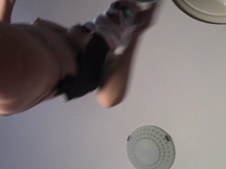 Amateur wife doing housework naked. Latina with hairy pussy, big ass.