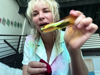 Blonde MILF with Big Boobs Playing Cam Free Porn