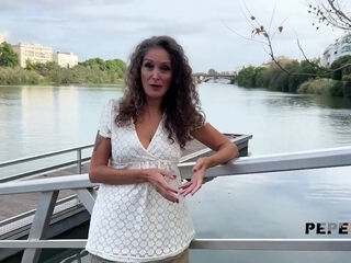 Hot And Desperate Mature Tries Threesome Sex For The First Time!