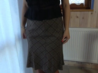 The voyeuristic Wanilianna engaged in self-stimulation after returning from her outdoor stroll.