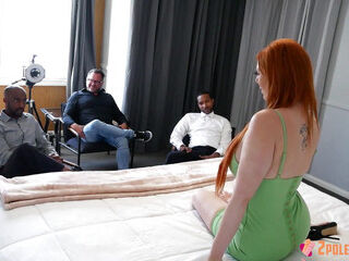 Redhead Hot Wife with Hairy Pussy Ready