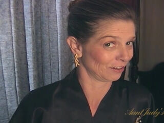 Interview with nervous MILF Cathy