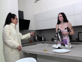 Seductive Maid Serves Old Horny Dick