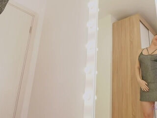 Horny Sofina Comes Home From the Club And Masturbates in the Entryway