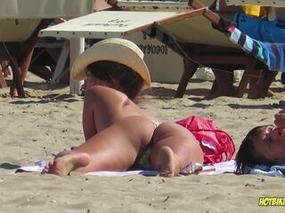 Amazing Ass Sexy Bikini Hot milf Backview at the beach