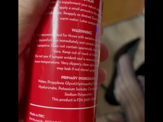 Review of YOSPOSS Strawberry Flavored Water-Based Lubricant, Silky Smooth Long-Lasting Personal Lube