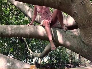 Wife Climbs Trees With No Panties On 5 Min