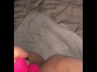 Pussy fucked by pink dildo