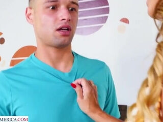 Sexy cougar Kenzi Foxx is back and ready for some hard cock