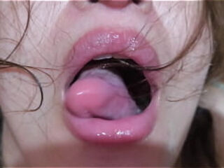 My Arab wife enjoy deep throat fuck my mouth bb