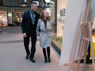 Cute Redhead Beauty Fucks Her Older Sugar Daddy