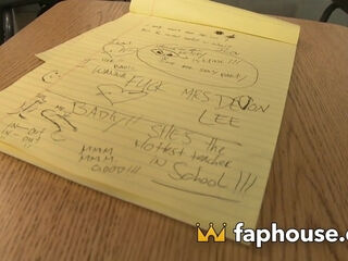 Big-Boobed Teacher Gets Drilled by Her Obese-Cocked