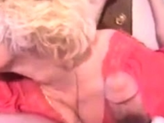 Very hot granny with glasses smoking while sucking dick