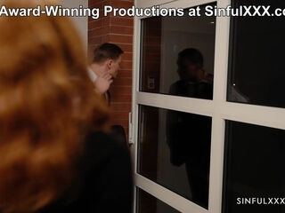Oops! Busted Watching Sex Tape! Subil Arch & Lenina Crowne by SinfulXXX