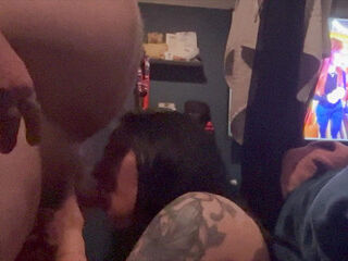 My beautiful wife sucking me dry