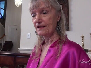 Step-Auntie Diane Catches You Masturbating, Offers to Help POV