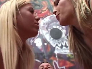 Big Tits Blondes Harmony And Play With His Dick And Get Fucked Hard - Alyssa Jordan