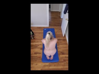 Momma Vee Does Naked Yoga!