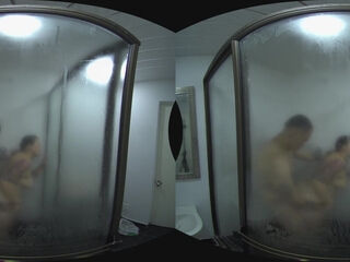 Amateur Latin Couple In The Shower