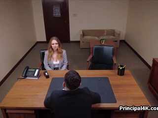 Moaning on principals big knob