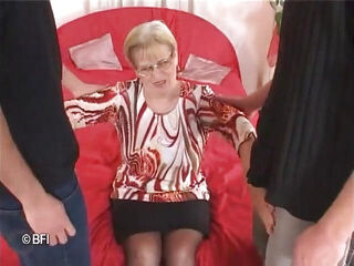 Grandmamma wants two dicks