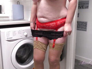 Auntjudys - Fucking Your Busty Mature Wife Chantelle Blue in the Kitchen (pov)