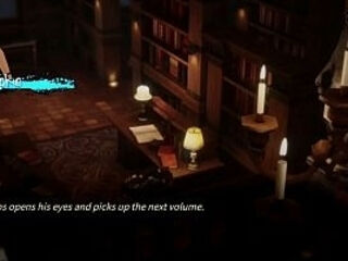 Rise of Eros Ch. 2 - The Royal Banquet - Having some kinky fun in a library and being loud