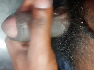 An Indian Youth Is Engaging in Solo Activities in His Private Quarters