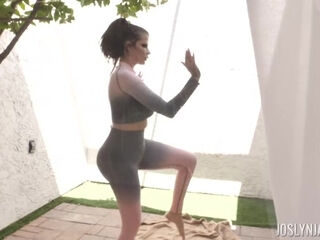 Joslyn James in Yoga Perversion Clip#2