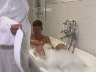 Sensual Fun With My Busty Asian Wife In The Bath- Yasmina Kan With Yasmina Khan And Brady Bud