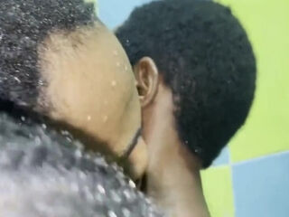 Blacks Only Pre Shoot Shower Time Turned Into Love Making With These Sexy Bi Ebony And Her Man