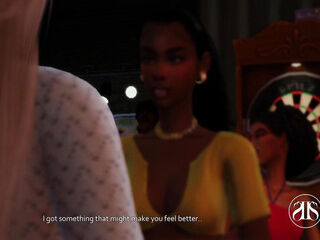 Horny slut gets fuck in the restroom - Party scene 3D, The sims 4