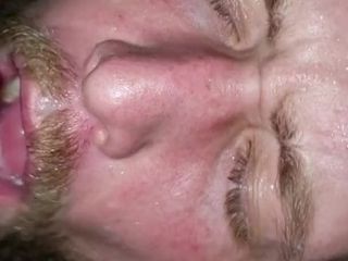 'Breastfeeding husband covered in milk'