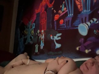 Nymeria Malfoy eats her own cum after extremely hard orgasm