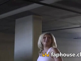 Blonde Woman with Big Booty Will Do Anything for Cash - Racy XXX Porn!