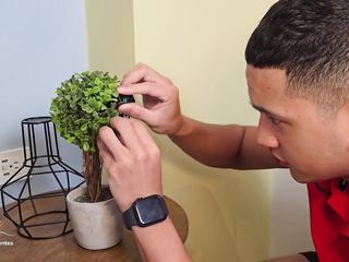 My Stepson Catches Me Masturbating with His Microphones - Monique Fuentes & Max Betancur