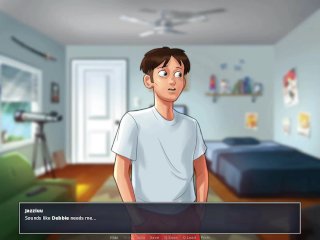 Summertime saga #45 - Touching my stepmother while we have dinner - Gameplay