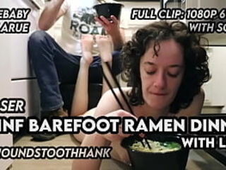 CMNF Barefoot Ramen Dinner with Lucy