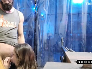 Almost Caught Fucking My Boss At Work! So Risky!