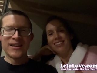 'Warming up my pussy w/ vibe b4 POV cock sucking BJ missionary sex & other behind the scenes fun and action - Lelu Love'